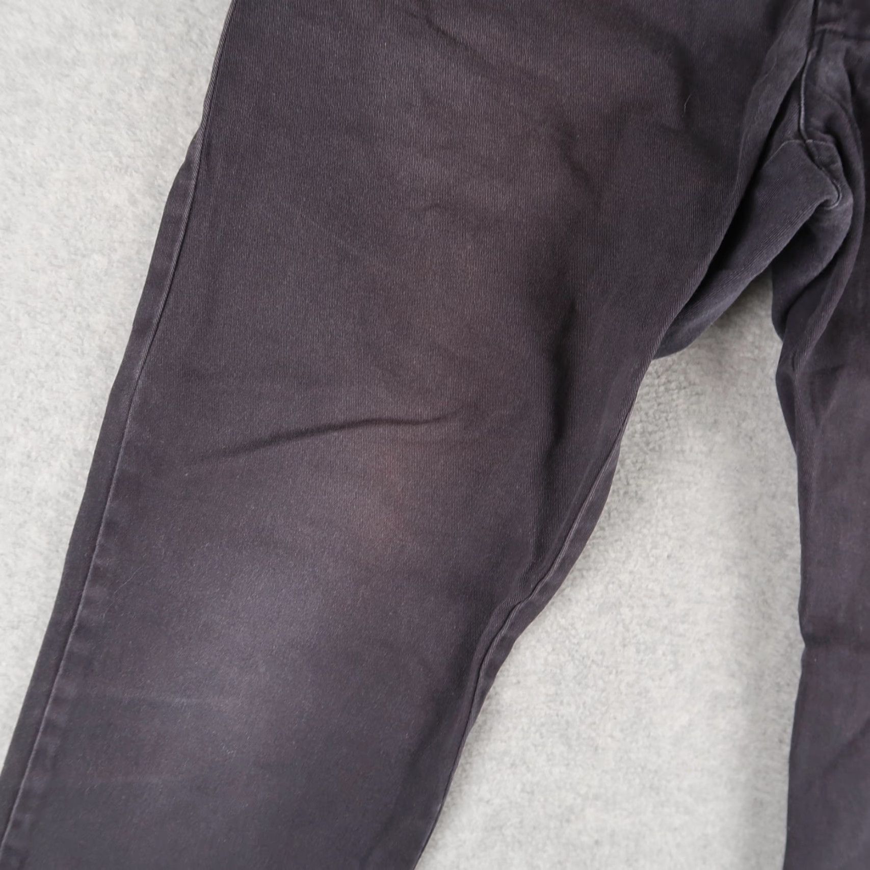 Gustin Gustin Pants Men 33 Blue Twill Slim Button Fly Chino, Straight Rise, Flat Front, Preppy Casual Vintage No, 32x29 Inseam? Size US 33 - 7 Thumbnail