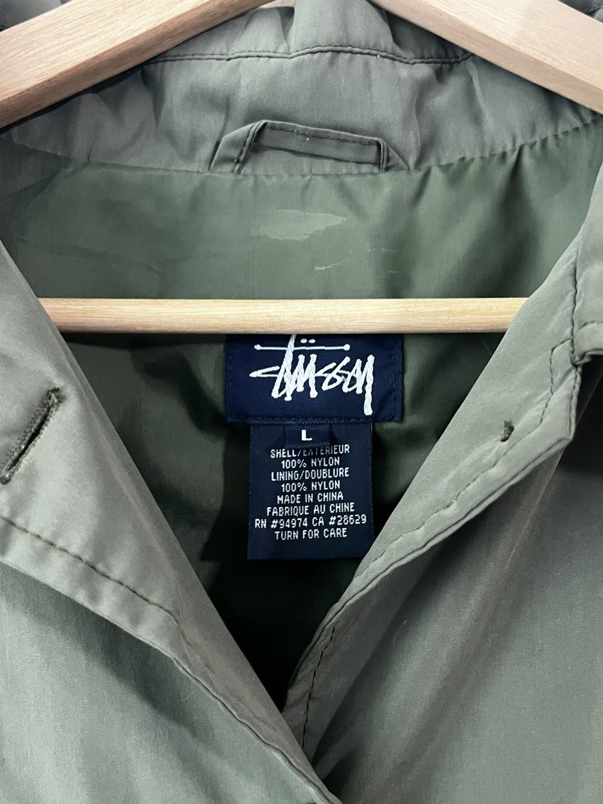 Stussy Vintage Stussy Button Down Jacket Size L Size US L / EU 52-54 / 3 - 4 Thumbnail