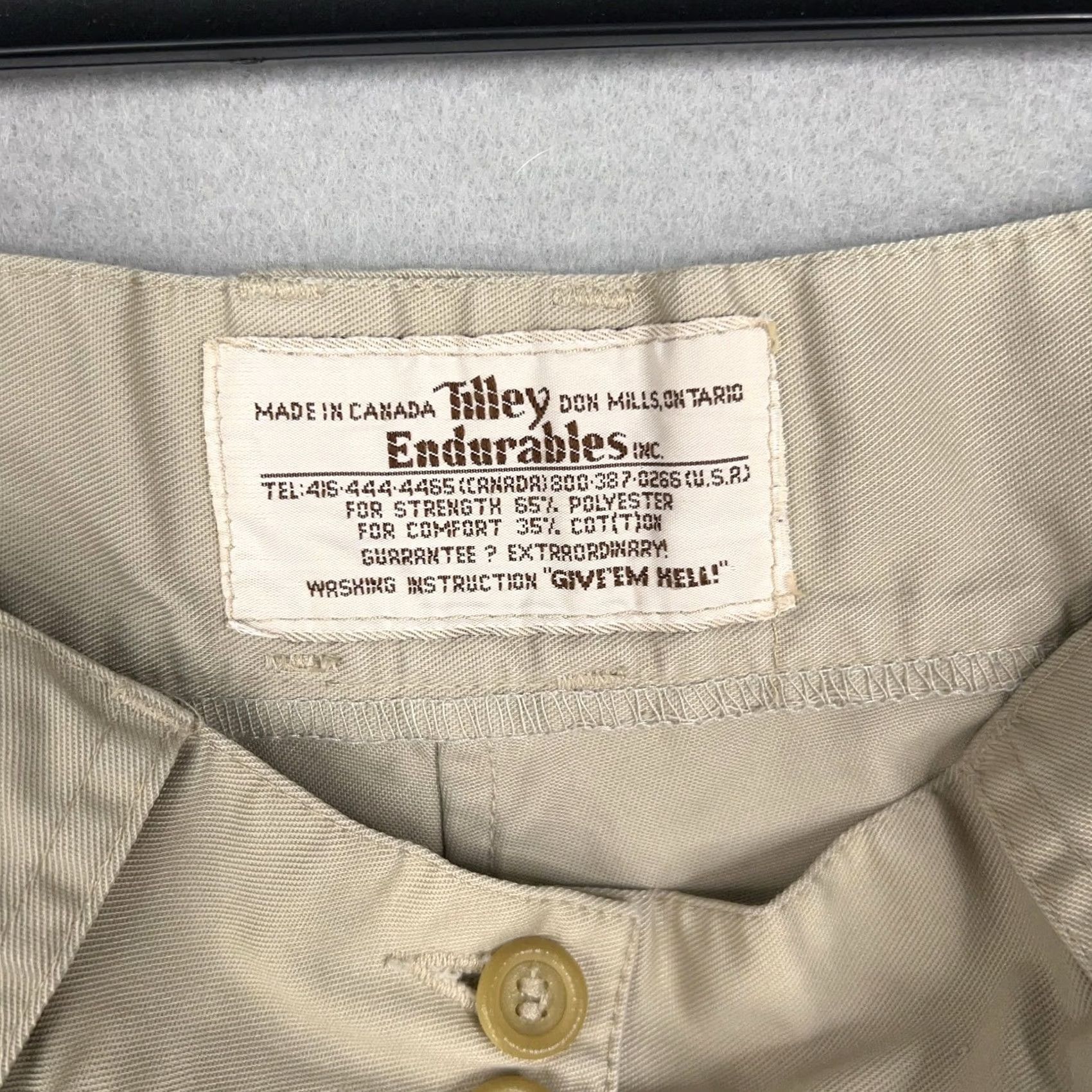 Tilley Tilley Endurables Shorts Womens Medium Beige Khaki Cargo Utility Hiking Outdoor Size 27" / US 4 / IT 40 - 6 Thumbnail