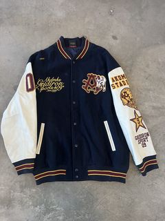 Supreme new era mlb varsity jacket black hot sale