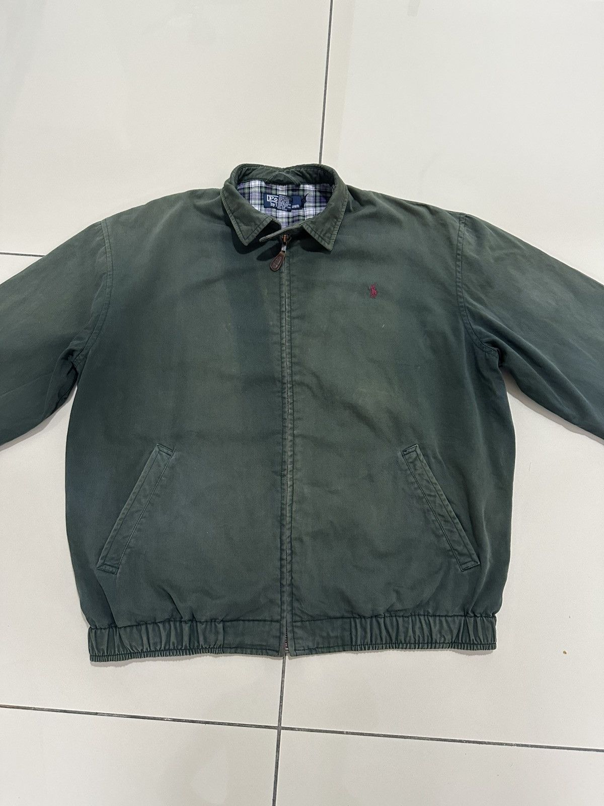 Polo Ralph Lauren VTG 90’s POLO Ralph Lauren Cotton Zipper Jscket Small Pony Size US L / EU 52-54 / 3 - 4 Thumbnail