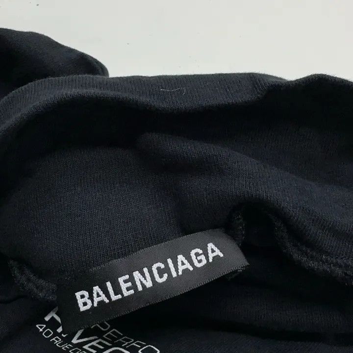 Balenciaga Balenciaga Logo Print Long Sleeve Sweatshirt 0079-2507 Size US XS / EU 42 / 0 - 6 Thumbnail
