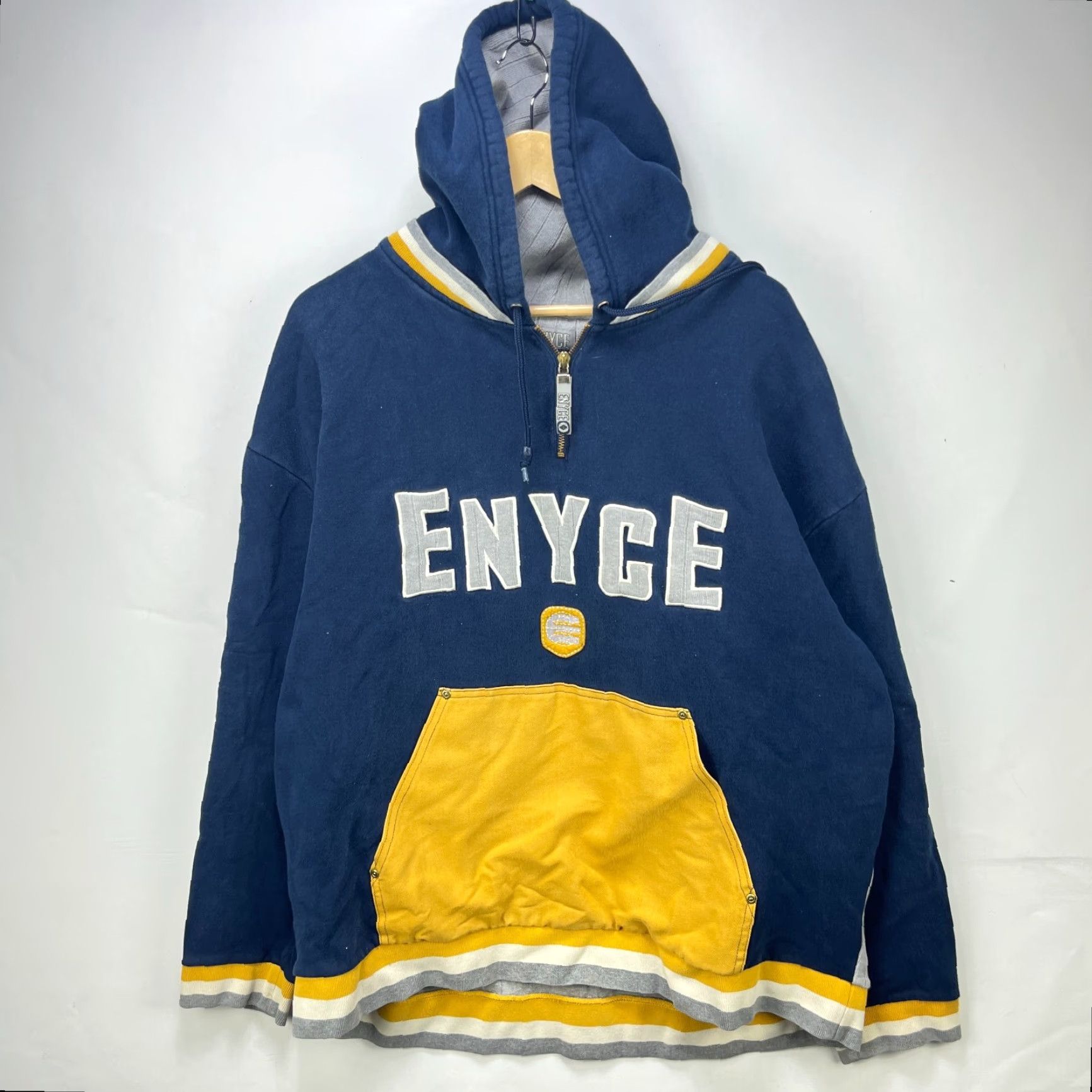 Enyce VINTAGE Enyce Hoodie Baggy 3XL Hip Hop Sean John Mens Blue Pullover Size US XXL / EU 58 / 5 - 2 Thumbnail