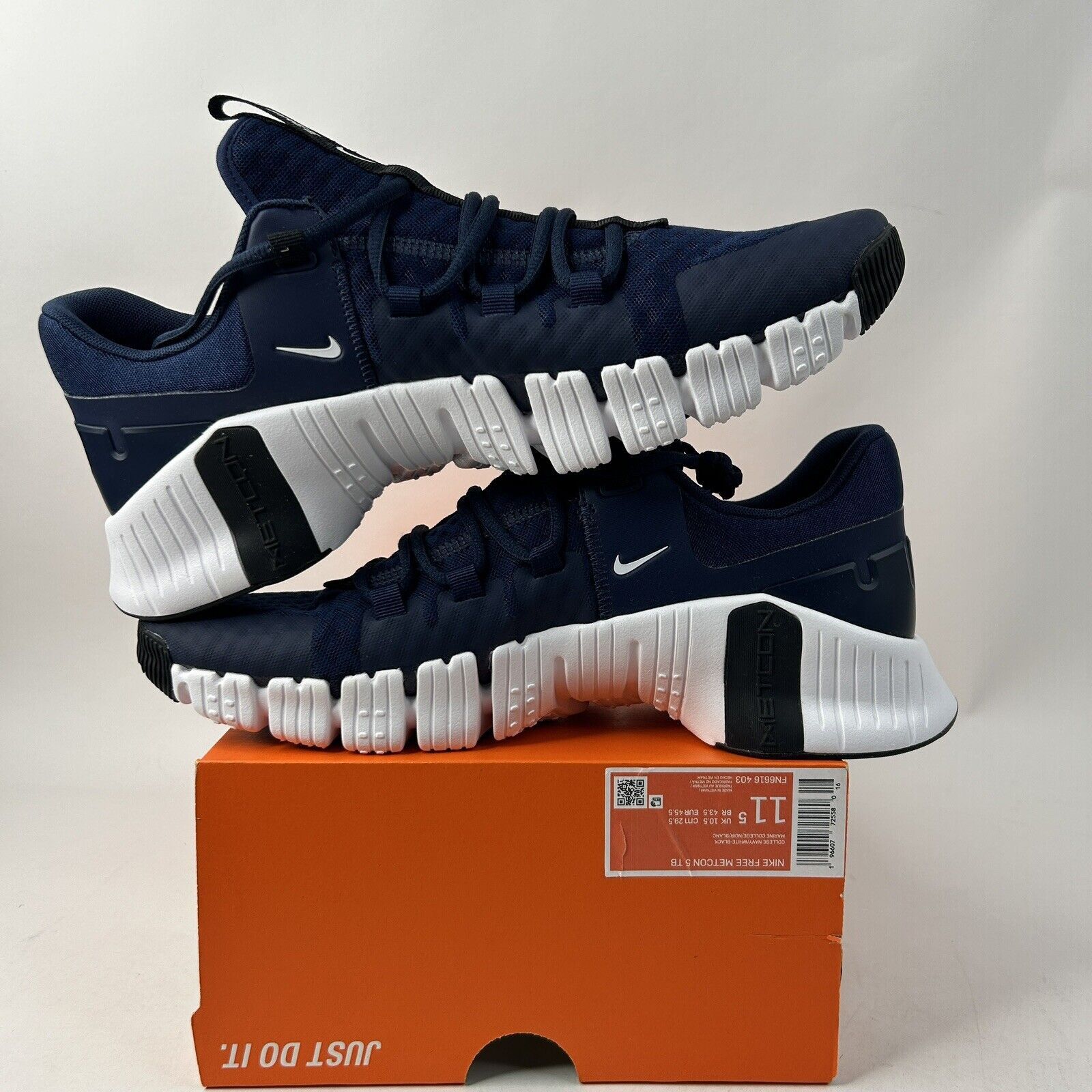 Nike Nike Free Metcon 5 TB “College Navy White” 2024 Size US 11.5 / EU 44-45 - 3 Thumbnail