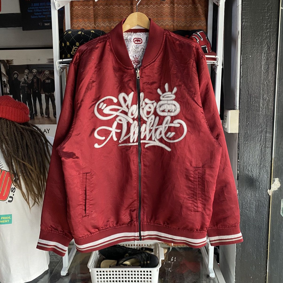 Ecko Unltd. Vintage Y2K Ecko Unlimited Ecko Reversible Varsity