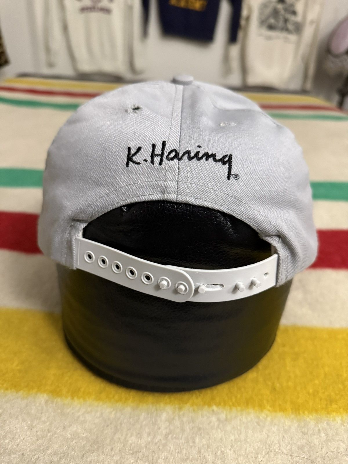Keith Haring Vintage 80s 90s Keith Haring Pop Shop Baby SnapBack Hat Size ONE SIZE - 5 Thumbnail