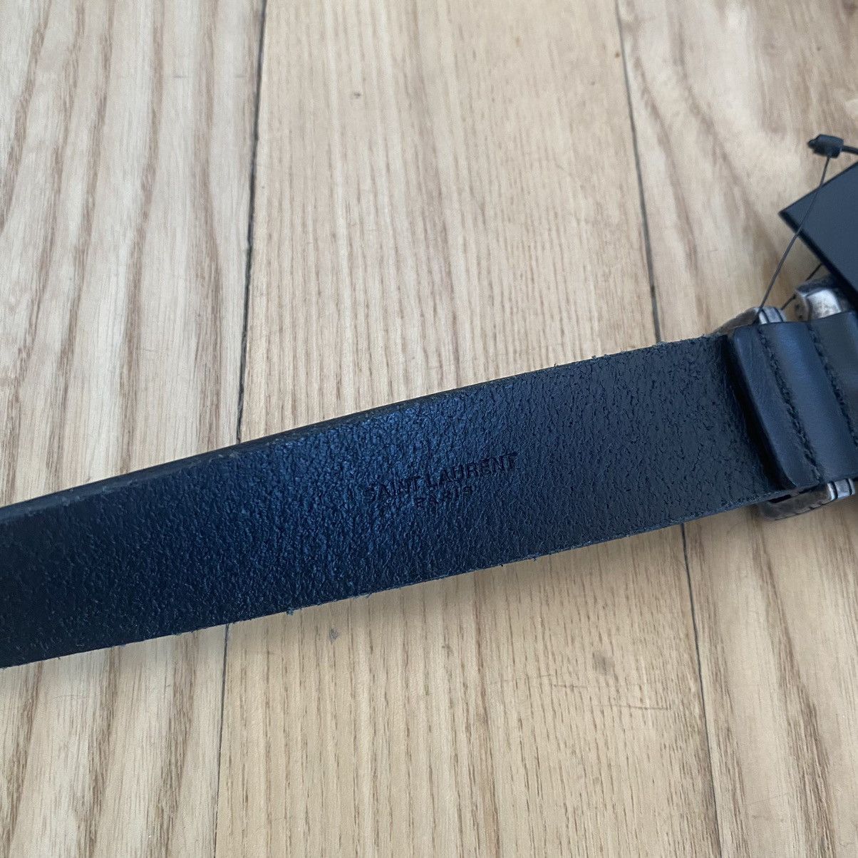 Saint Laurent Paris Saint Laurent SS21 YSL Leather Folk Western Buckle Belt 105 Size ONE SIZE - 5 Thumbnail