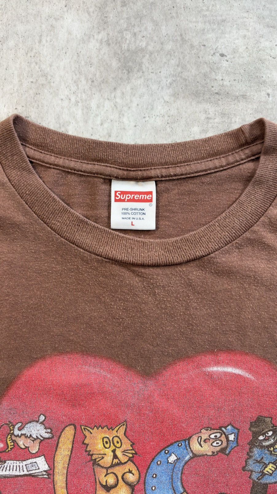 Supreme Supreme “F#ck” Tee Faded Archive Size US L / EU 52-54 / 3 - 3 Thumbnail