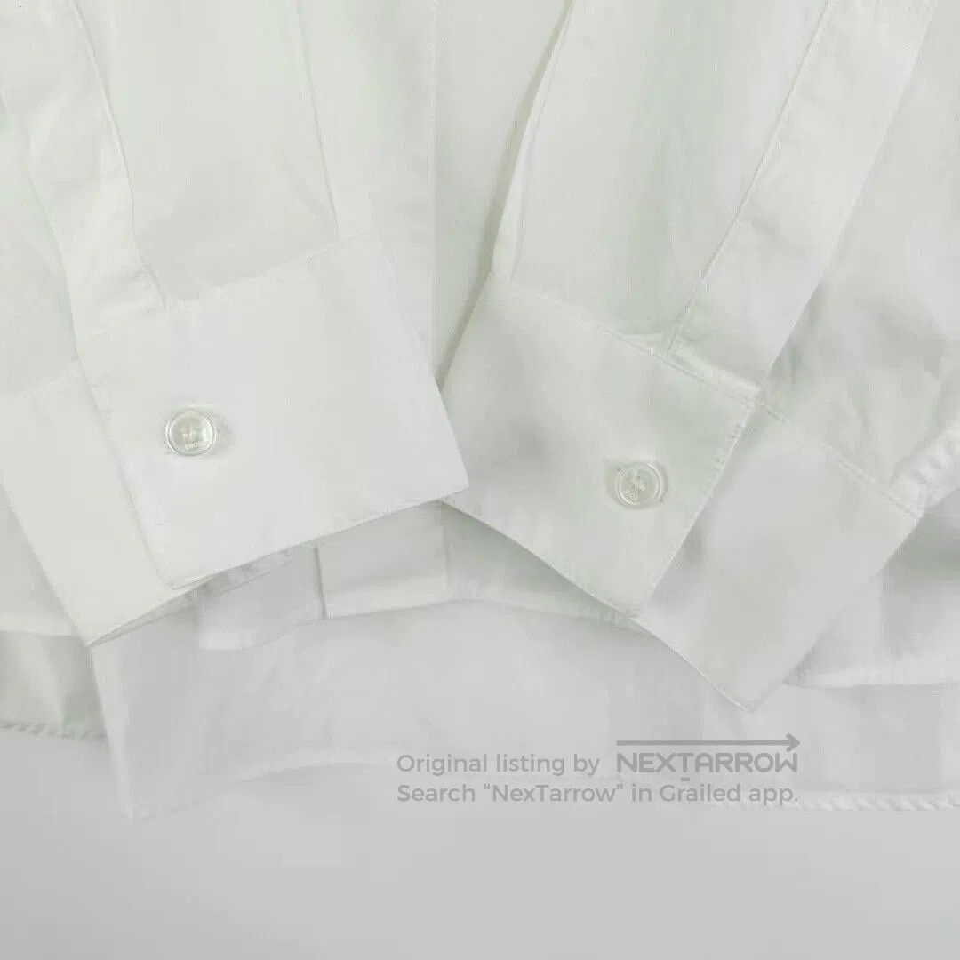 Dior white long sleeve shirt with logo pin. Size US L / EU 52-54 / 3 - 4 Thumbnail