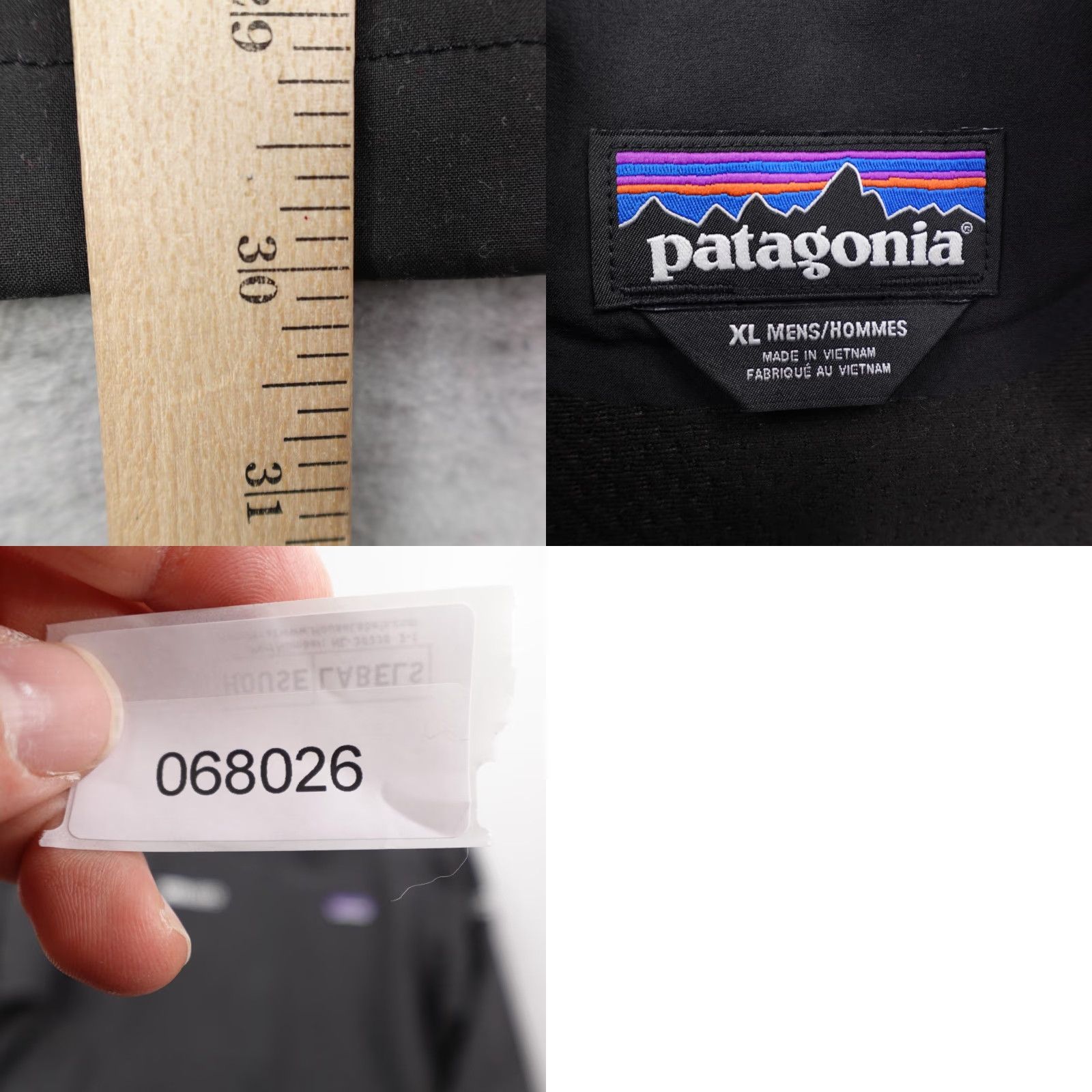 Patagonia Patagonia Jacket Mens XL Black Adze Windbloc Softshell Coat Full Zip Windbreaker Size US XL / EU 56 / 4 - 8 Thumbnail