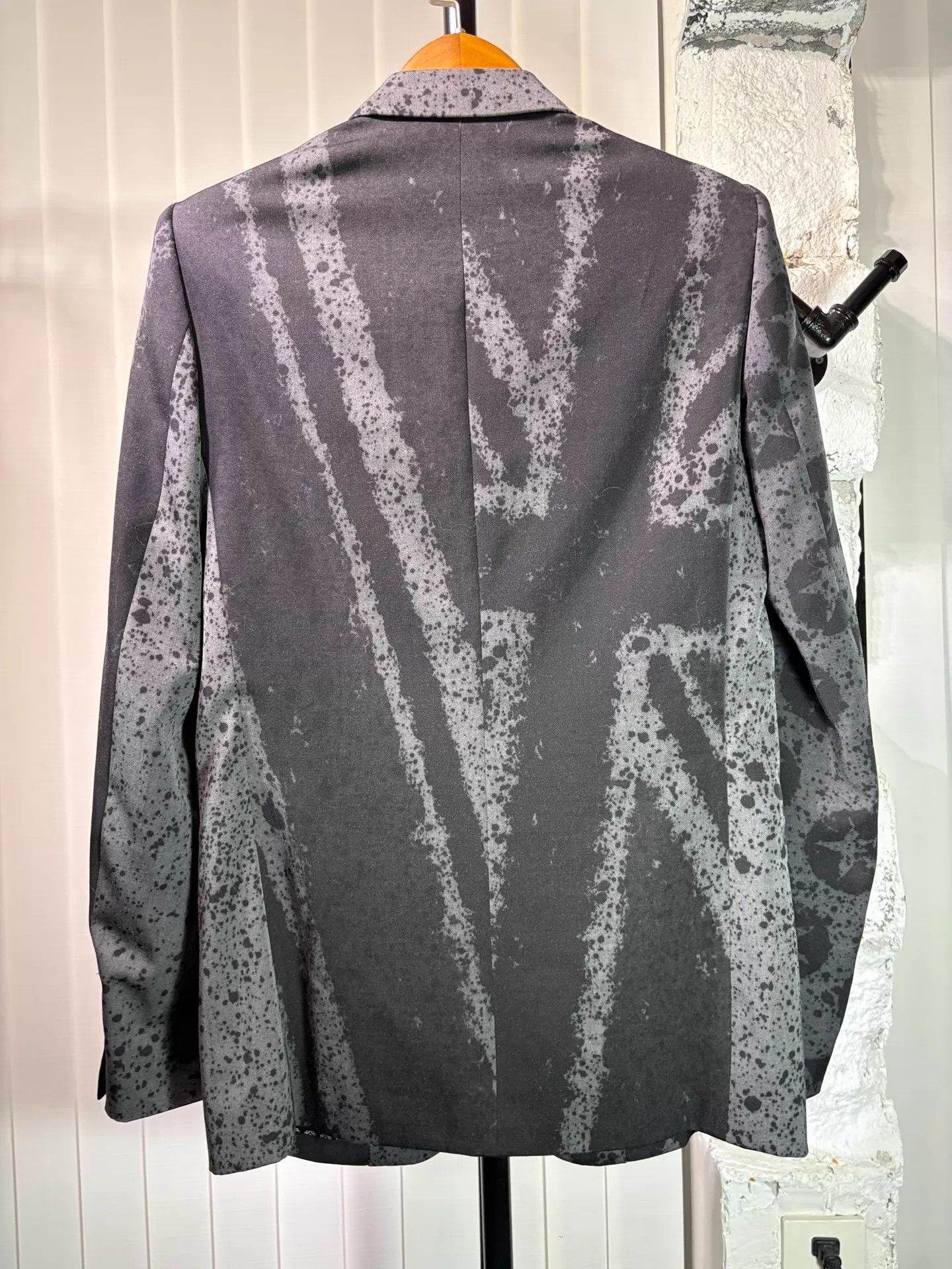 Number (N)ine Number (N)ine 04ss Dream Baby Dream Black UK Flag Blazer Size US M / EU 48-50 / 2 - 2 Thumbnail
