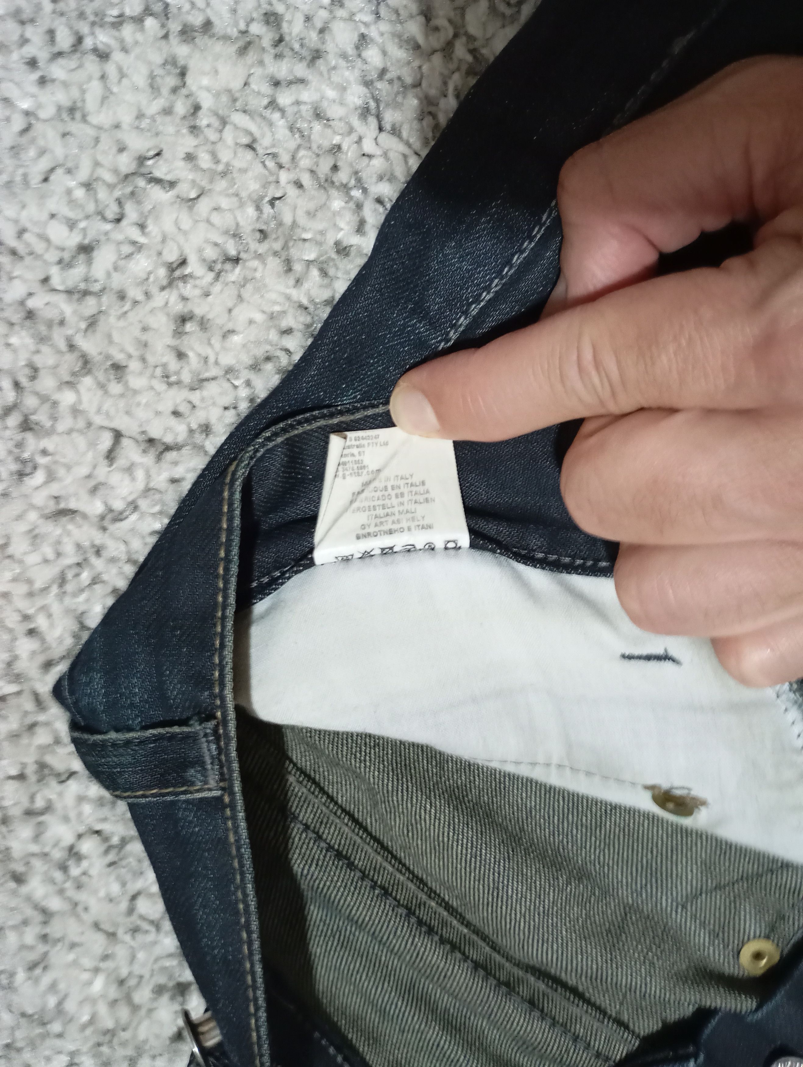 G-Star G star Raw Waxed Baggy Flared Hype Vintage Pants Size US 31 - 7 Thumbnail