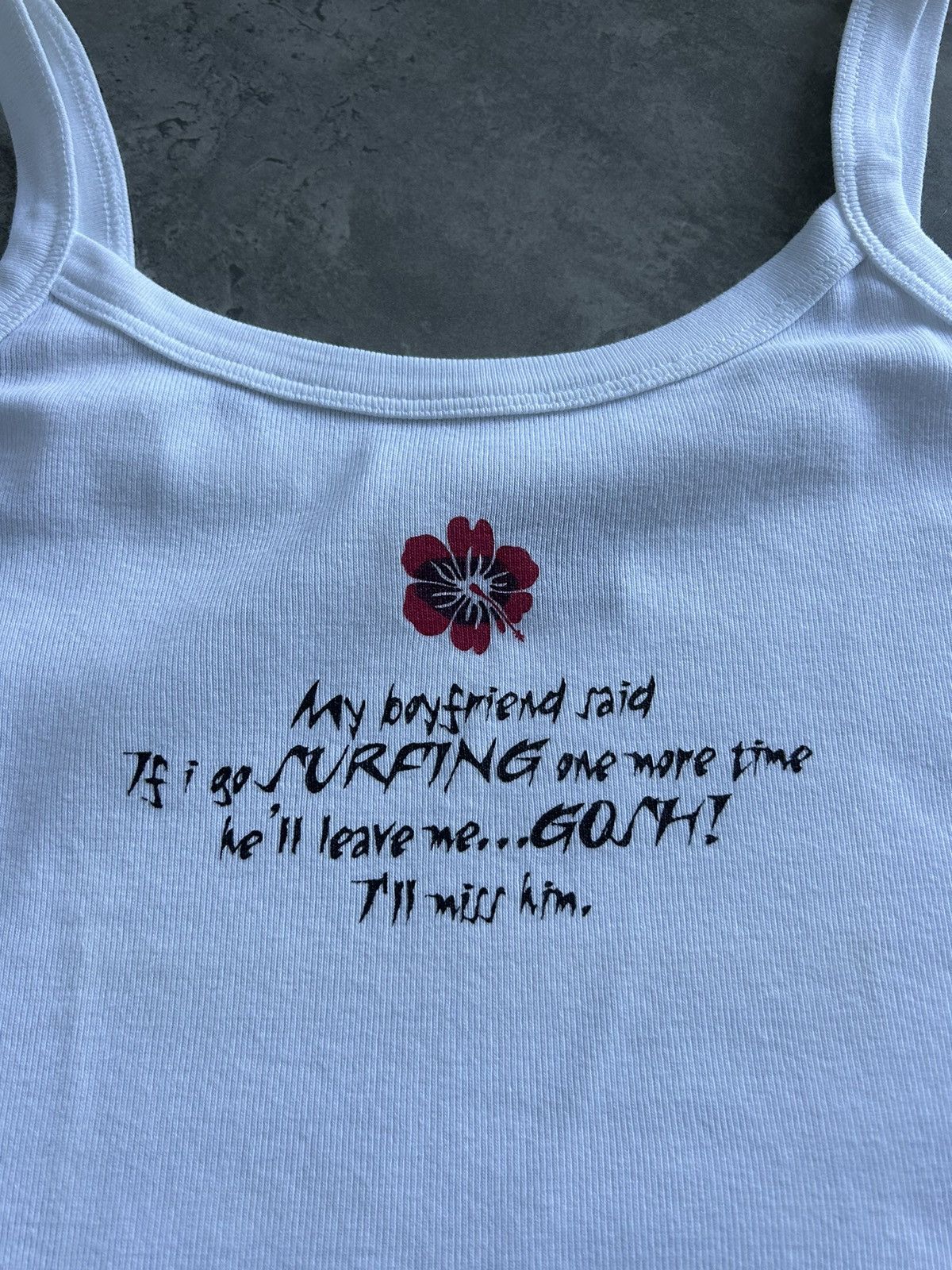 Vintage Y2K Cute Funny Top Cotton 00s Size M / US 6-8 / IT 42-44 - 6 Thumbnail