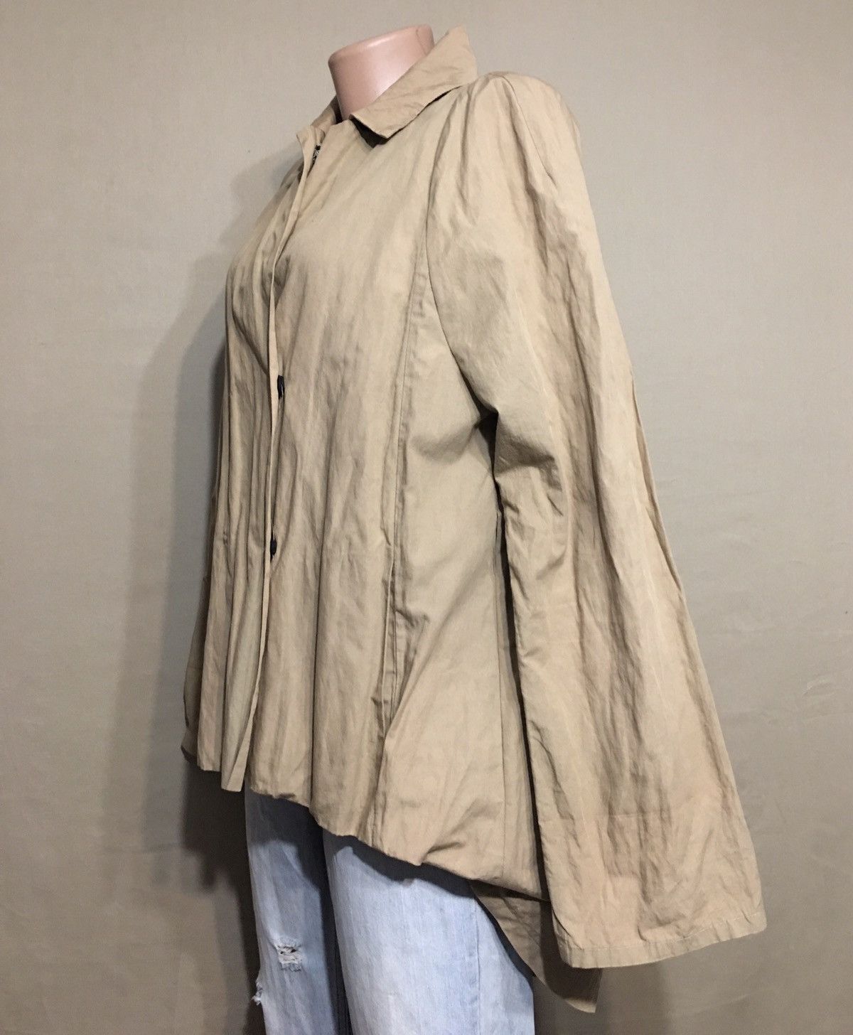 Annette Gortz Annette Gortz Beige Nylon Coat Jacket Size M / US 6-8 / IT 42-44 - 5 Thumbnail
