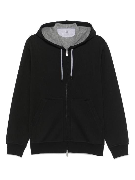 Brunello Cucinelli BRUNELLO CUCINELLI Women Hoodies YM8319069G C101 Black Size S / US 4 / IT 40 - 1 Thumbnail