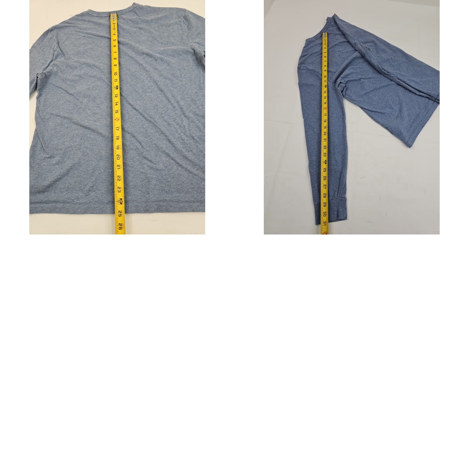Polo Ralph Lauren Polo Ralph Lauren Classic Fit Long Sleeve Cotton Shirt Men L Heathered Blue Pony Size US L / EU 52-54 / 3 - 8 Thumbnail
