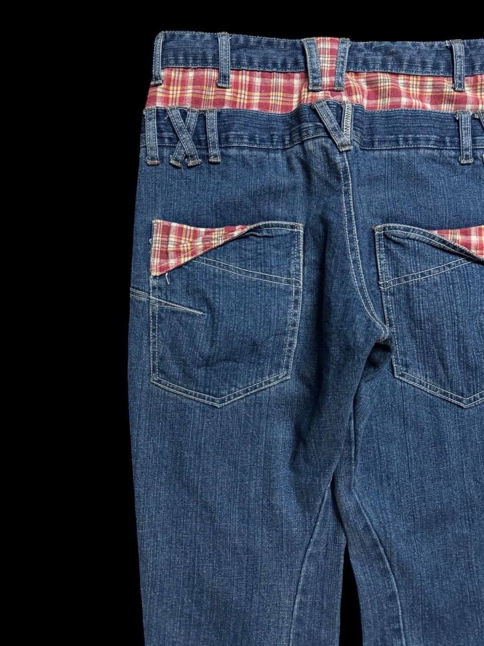 Japanese Brand × Seditionaries DOUBLE WAIST Japanese Mudwash Twist Leg Spilt Flannel Zipper Size US 30 / EU 46 - 14 Thumbnail