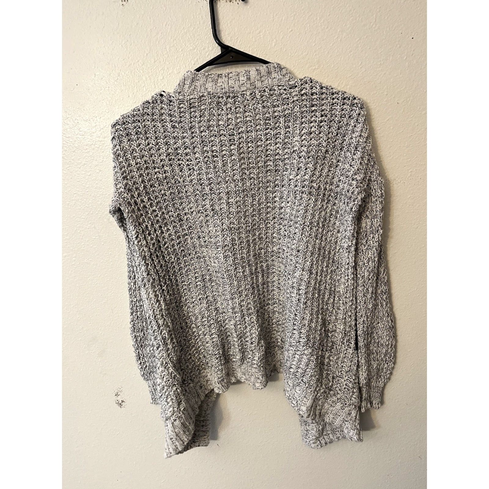 Express Express Cardigan Women’s XS Open Long Sleeve Lightweight Gray Sweater Regular Fit Cotton Blend Knit Size XS / US 0-2 / IT 36-38 - 2 Thumbnail