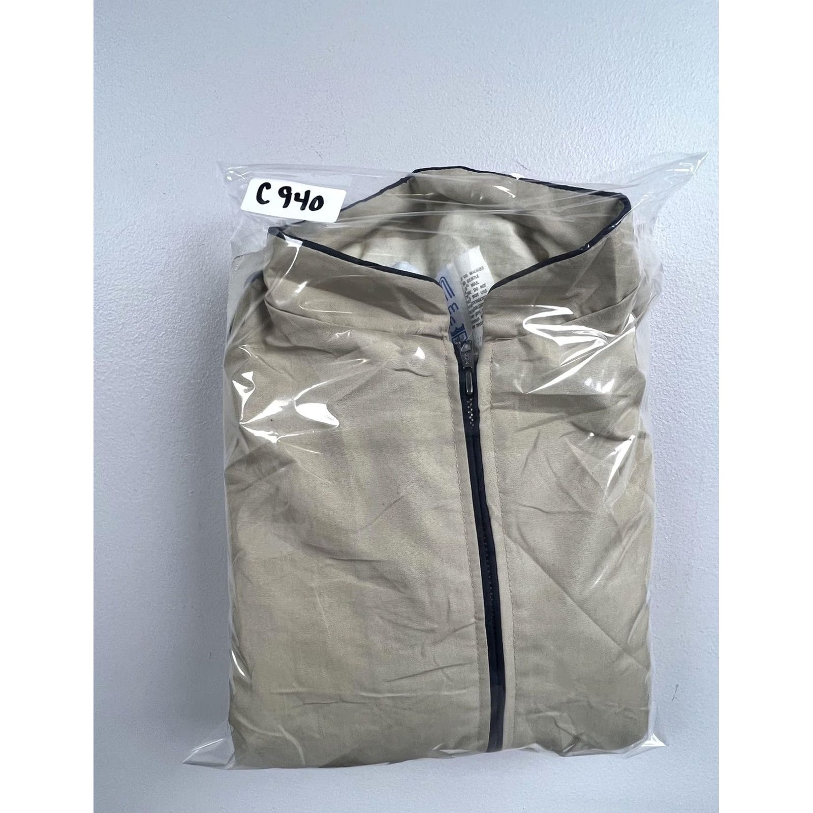 Vintage VINTAGE Upstream Premium Division Jacket Mens Beige Windbreaker Lined Short Sleeve Zip Pockets Fall XL Regular Size US XL / EU 56 / 4 - 7 Thumbnail