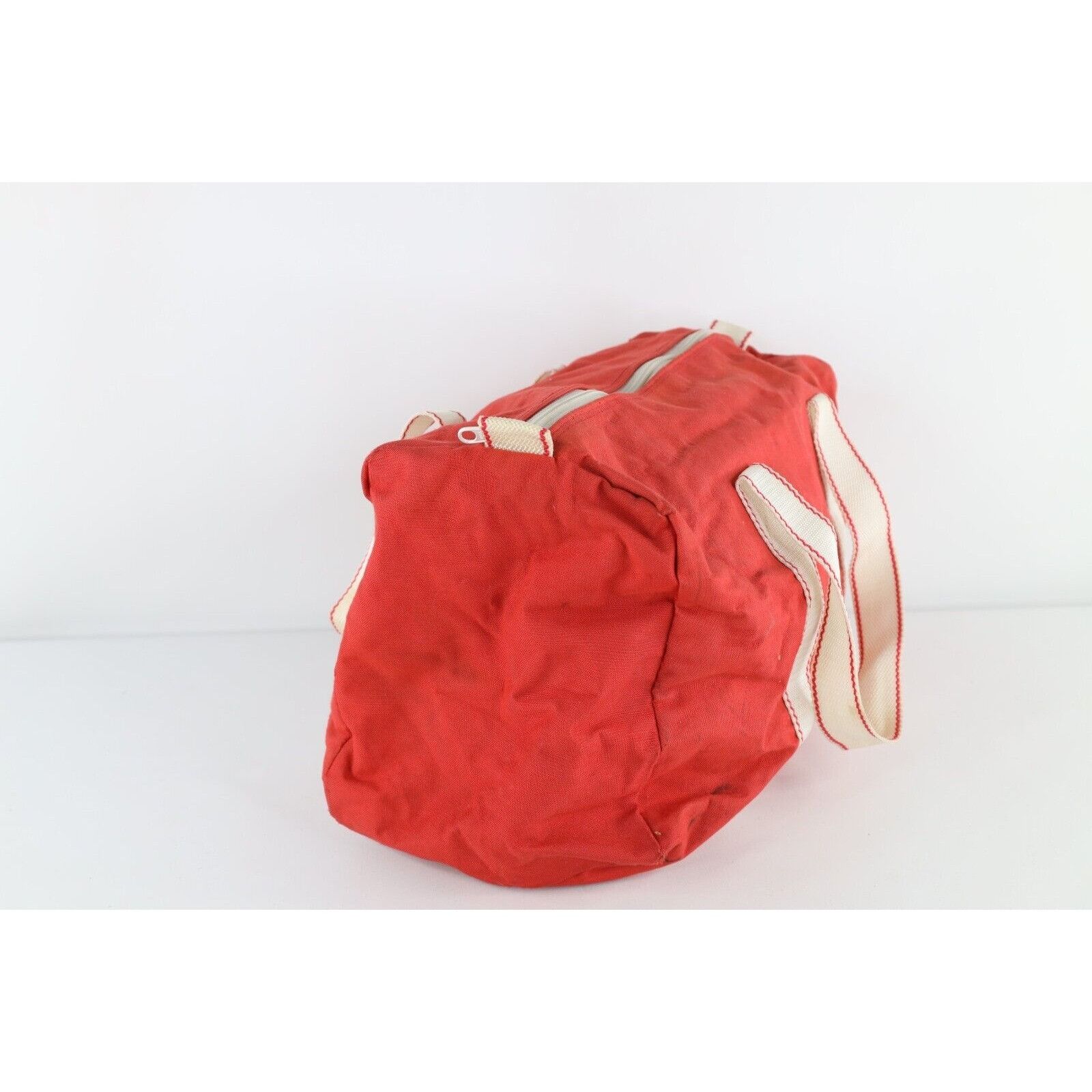 Vintage Vintage 70s Streetwear Distressed Canvas Handled Duffel Bag Size ONE SIZE - 5 Thumbnail