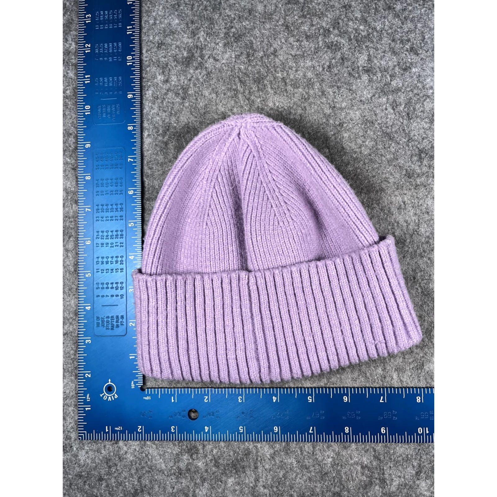 Vintage Time And Tru Beanie Womens One Size Purple Knit Rib Winter Casual Hat Size ONE SIZE - 3 Thumbnail
