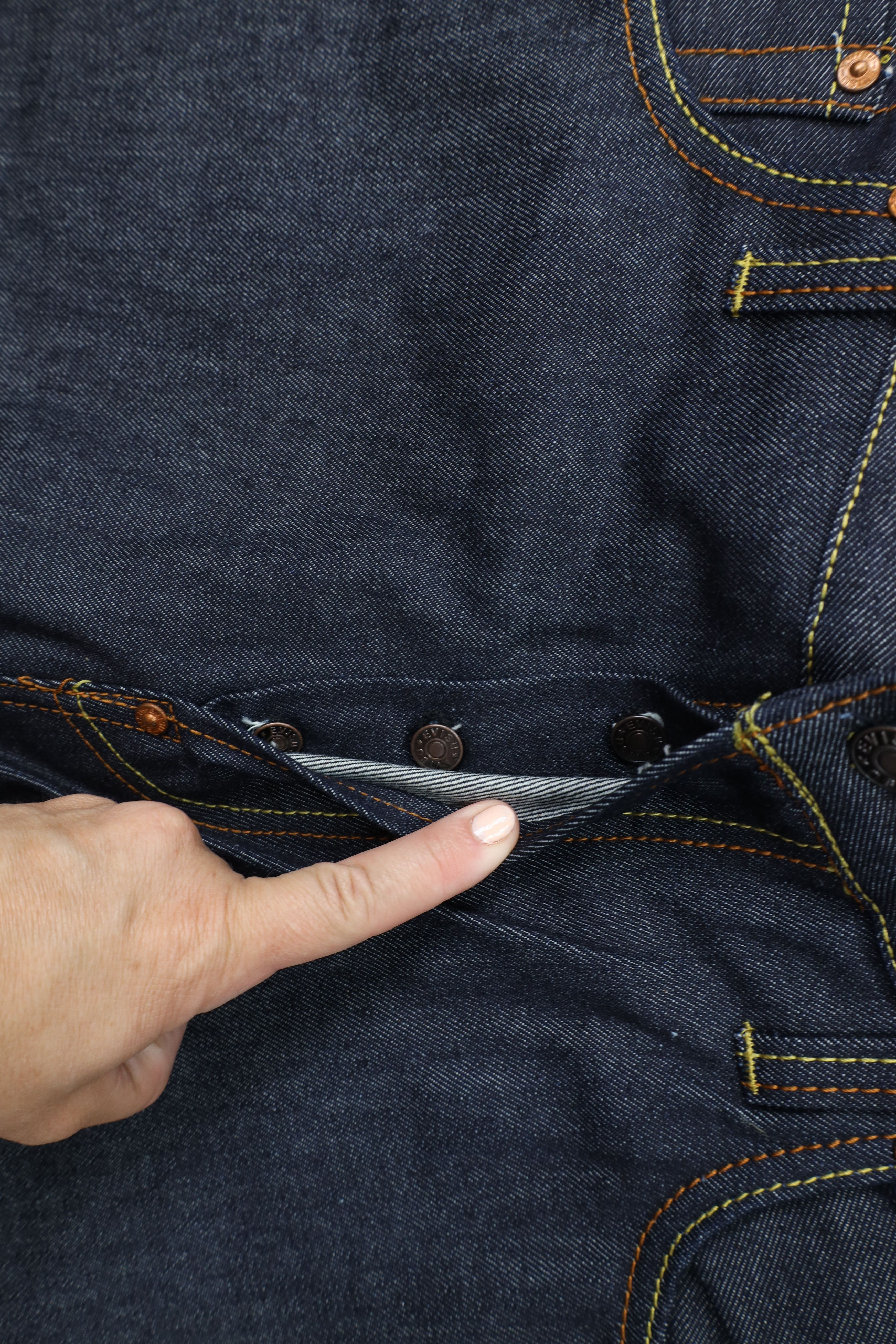Evisu Deadstock Vintage 90s Evisu Jeans Buckle Back Wide Leg Jeans Size US 36 / EU 52 - 6 Thumbnail