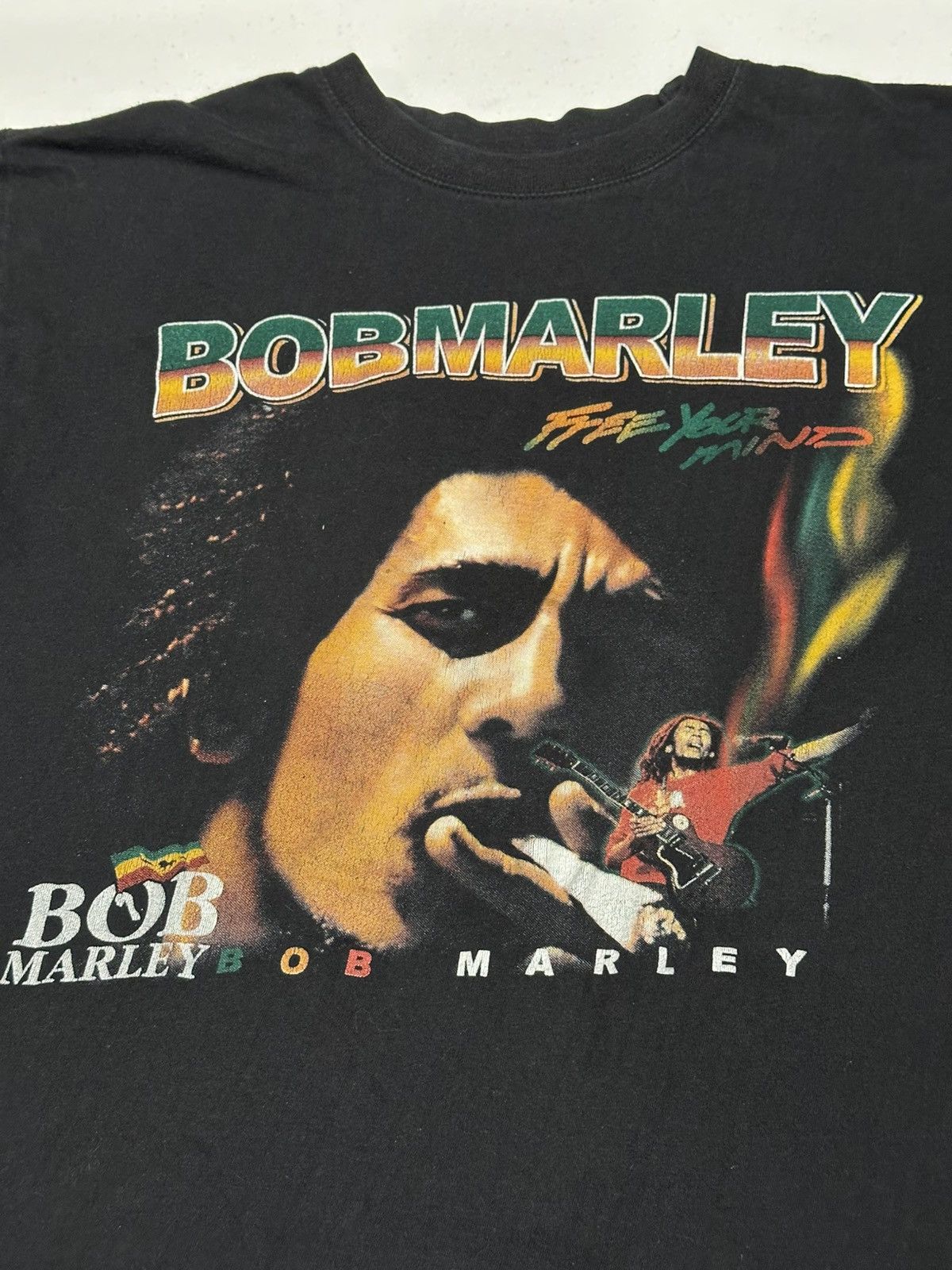 Rap Tees Vintage 90s Bob Marley Rap Tee Size US L / EU 52-54 / 3 - 2 Thumbnail