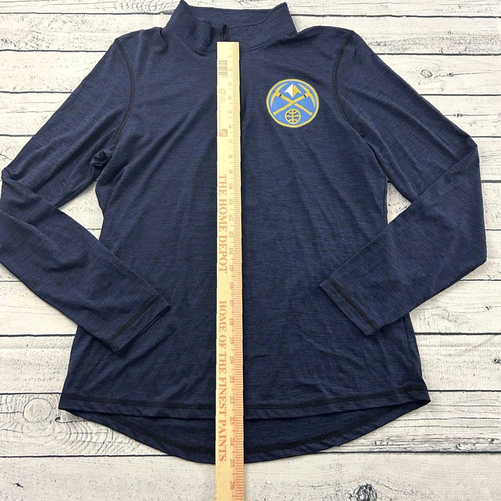 Augusta Sportswear Augusta Lightweight 1/4 Zip Jacket Denver Nuggets Women M Blue Size M / US 6-8 / IT 42-44 - 2 Thumbnail