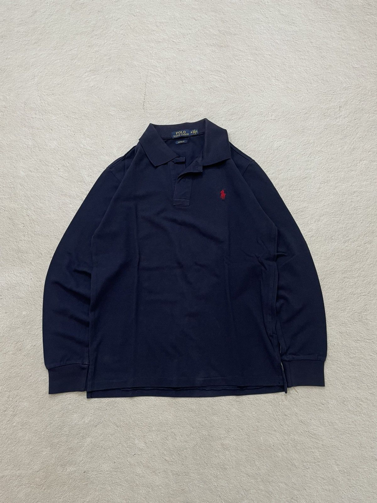 RRL Ralph Lauren 2000s Polo RL Long Polo Shirt Navy Hysteric Ifsix y’s Size US M / EU 48-50 / 2 - 1 Thumbnail