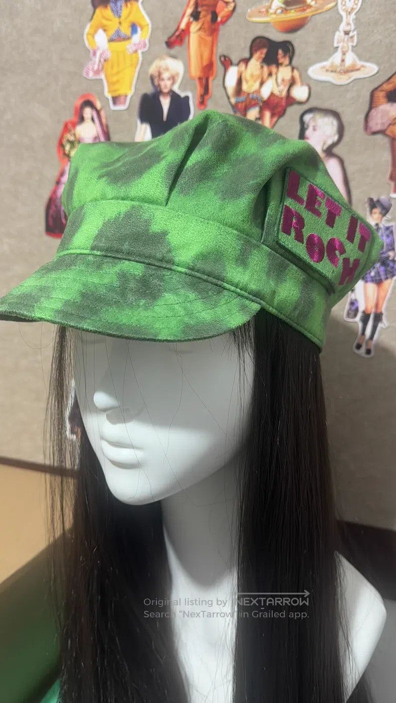 Vivienne Westwood Vivienne Westwood Green leopard print newsboy cap Size ONE SIZE - 6 Thumbnail