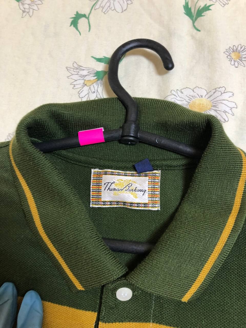 Burberry Thomas Burberry Shirt Multicolor Striped Embroidered POLO Size US L / EU 52-54 / 3 - 10 Thumbnail
