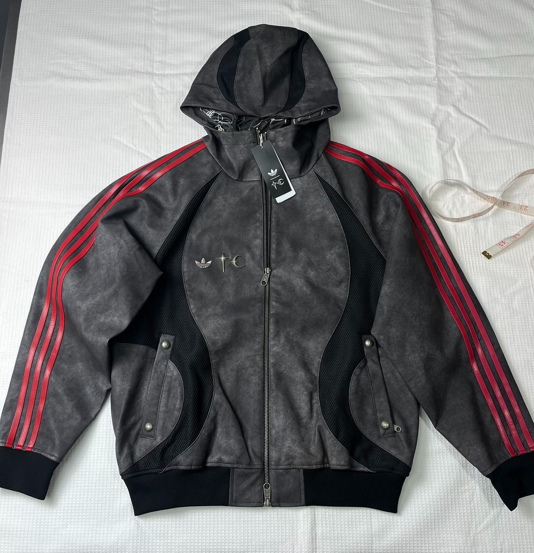 Adidas adidas originals x THUG CLUB LTHR JKT Size US S / EU 44-46 / 1 - 1 Thumbnail