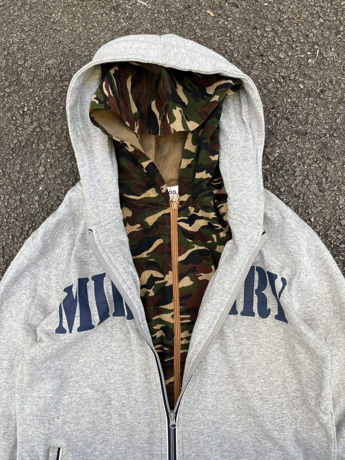 Hysteric Glamour Barcedos Hybrid Double Layer Military Zip Hoodie LGB Styled Size US L / EU 52-54 / 3 - 4 Thumbnail