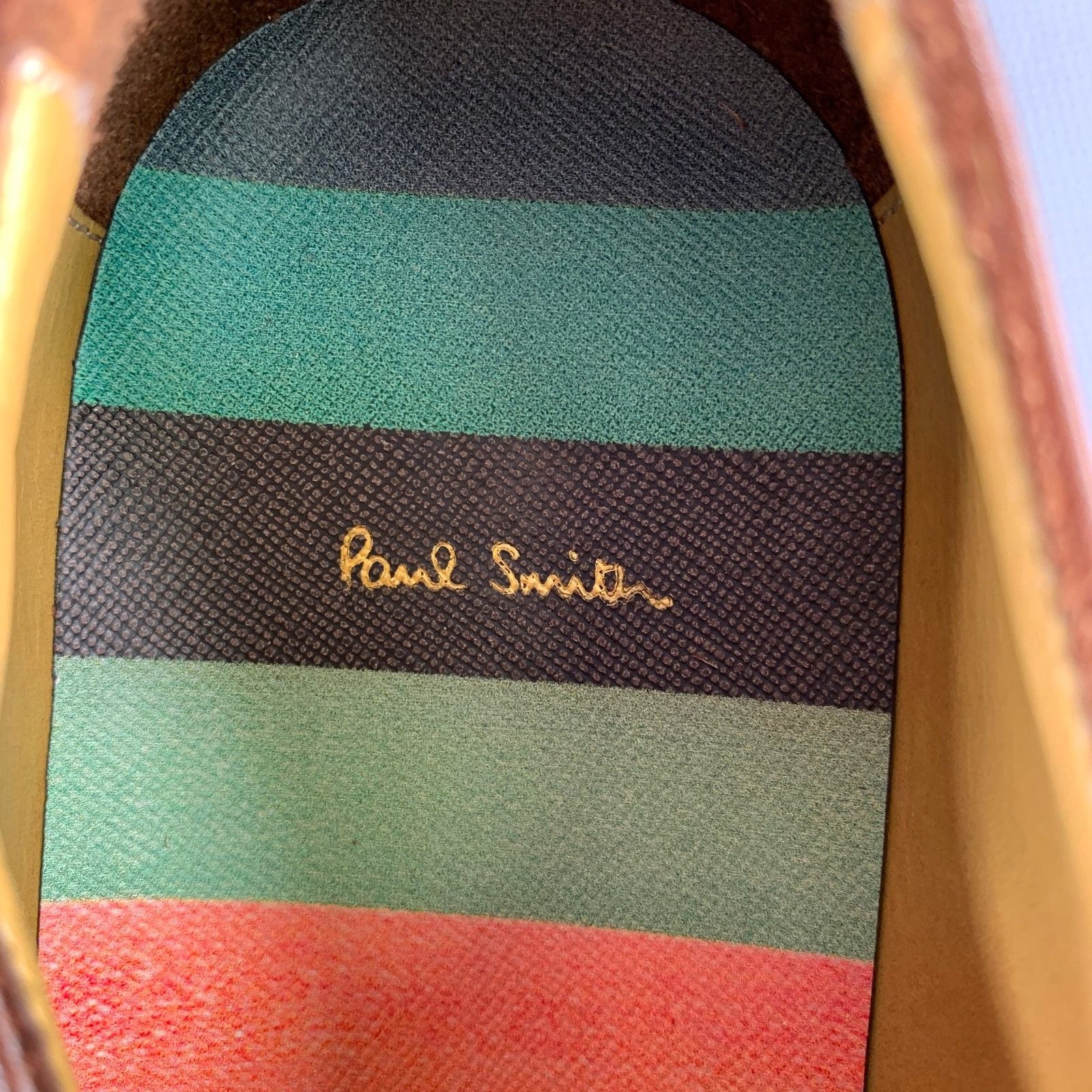 Paul Smith PAUL SMITH Size 7 Brown Leather Cap Toe Oxford Lace-Up Shoes Size US 7 / EU 40 - 7 Thumbnail
