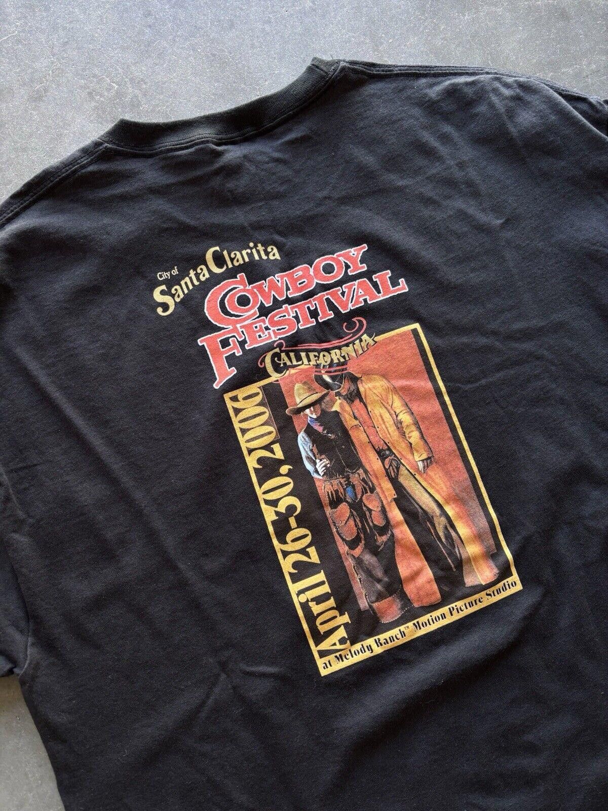 Hanes × Vintage Santa Clarita 2005 Cowboy Festival T-shirt XL Vintage Size US XL / EU 56 / 4 - 2 Thumbnail