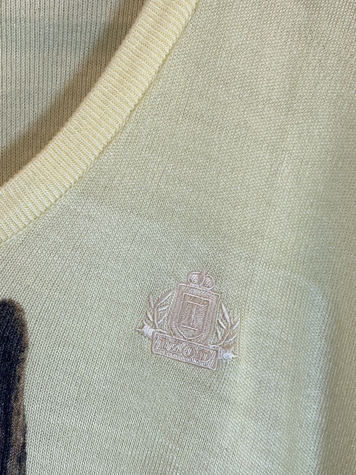 Izod × Vintage RARE* Vintage 80’s IZOD German Shepherd Knit Acrylic Sweater Size US L / EU 52-54 / 3 - 4 Thumbnail