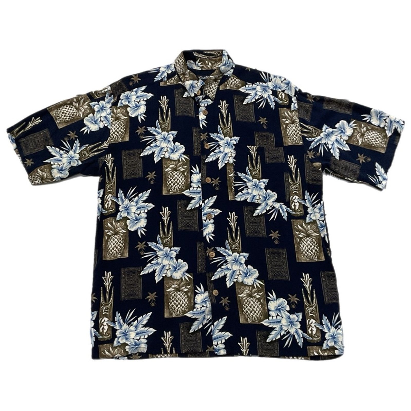 Puritan Puritan Floral Hawaiian Shirt Size US M / EU 48-50 / 2 - 1 Thumbnail