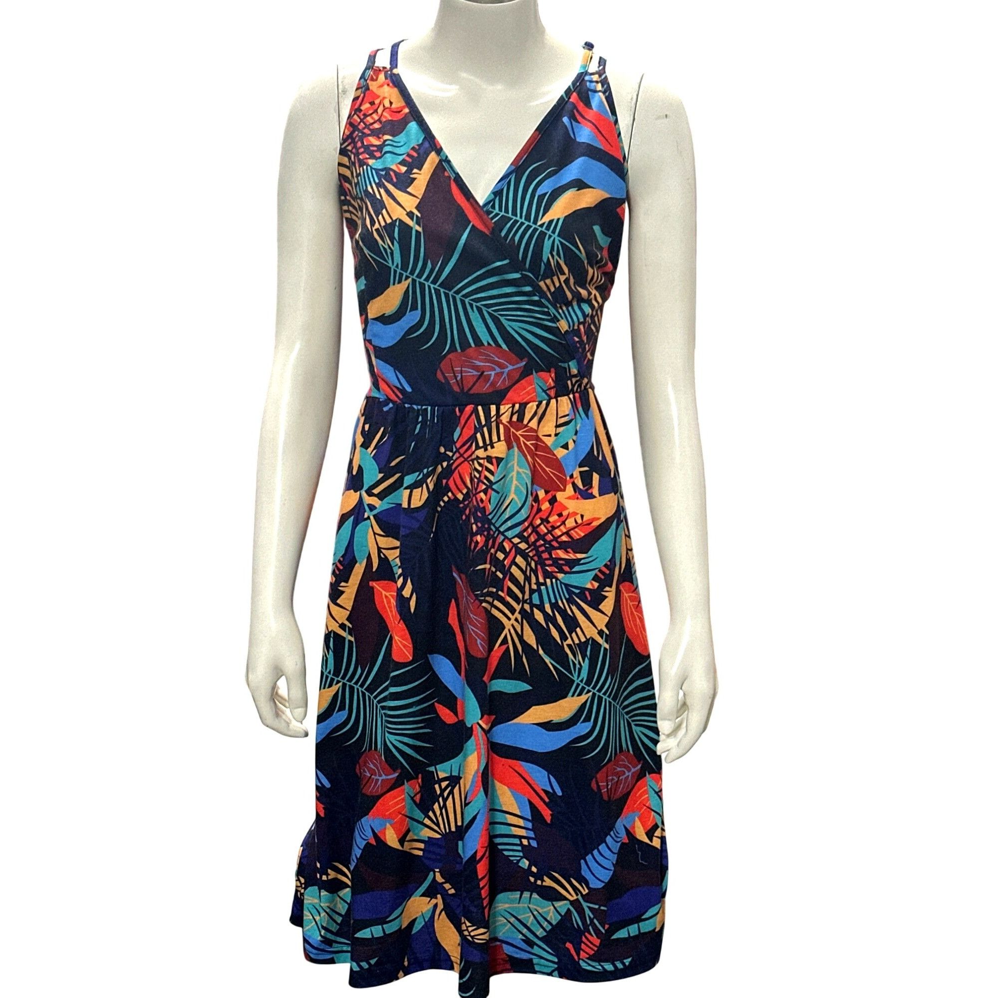 Other CCC Colorful Bohemian Style Spaghetti Strap Dress V Neck Tro Size M / US 6-8 / IT 42-44 - 1 Thumbnail
