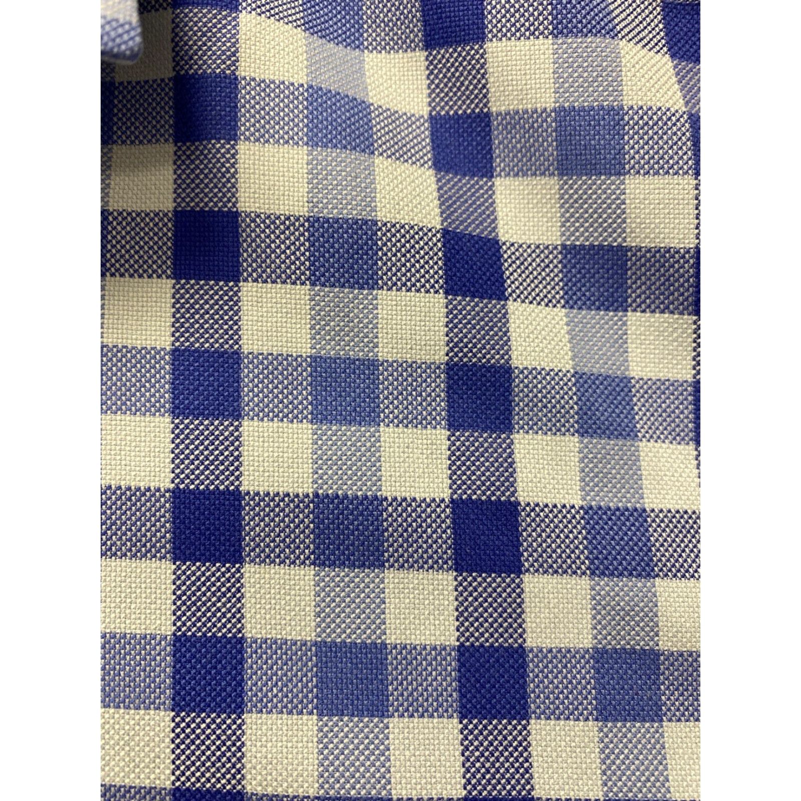 David Donahue DAVID DONAHUE Button Shirt Men’s XL blue Check Cotton Fit Size US XL / EU 56 / 4 - 7 Thumbnail