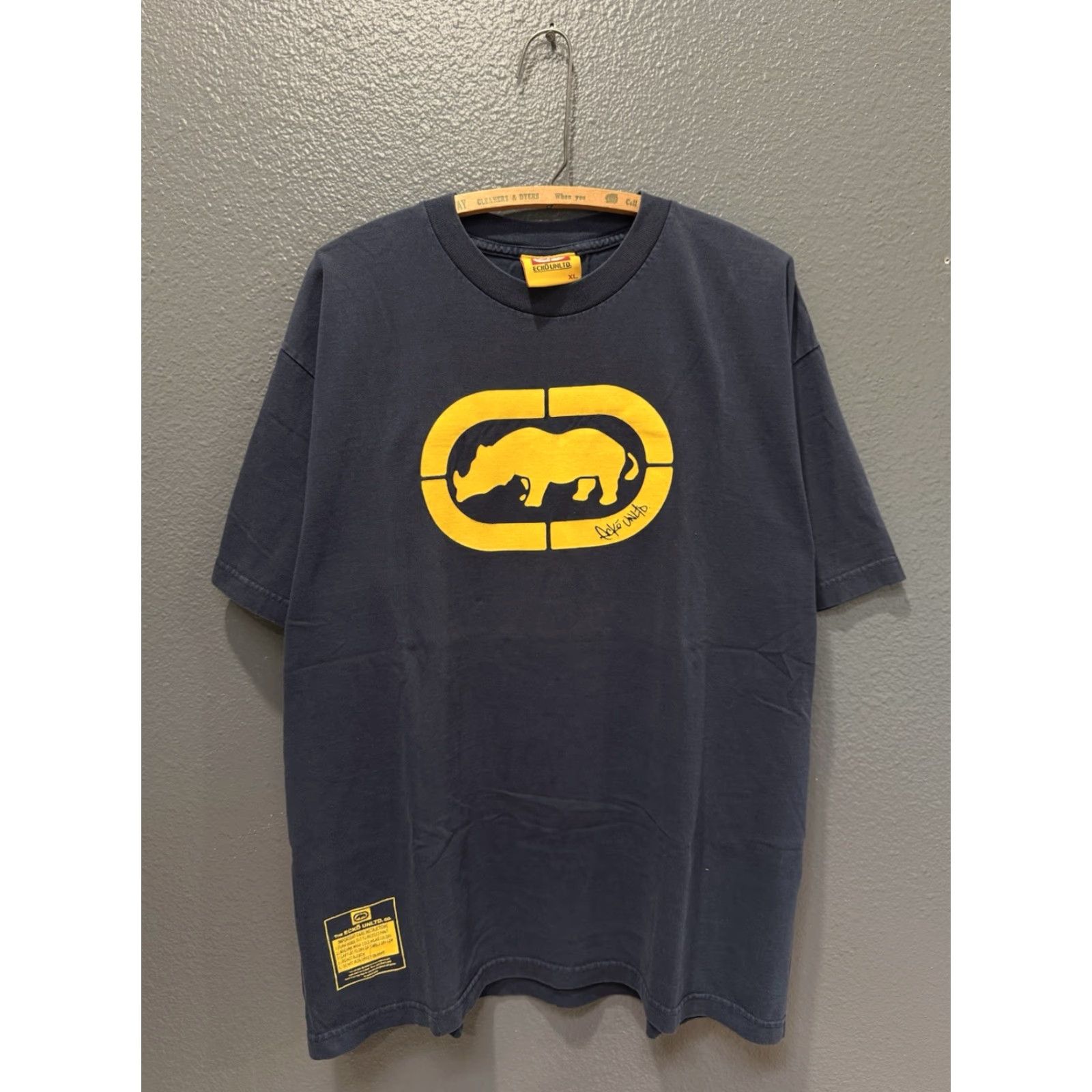 Ecko Unltd. VINTAGE 90s Ecko Unltd. Blue Cotton Men’s Tee Shirt XL USA Made Shirt Mens 90s Size US XL / EU 56 / 4 - 4 Thumbnail