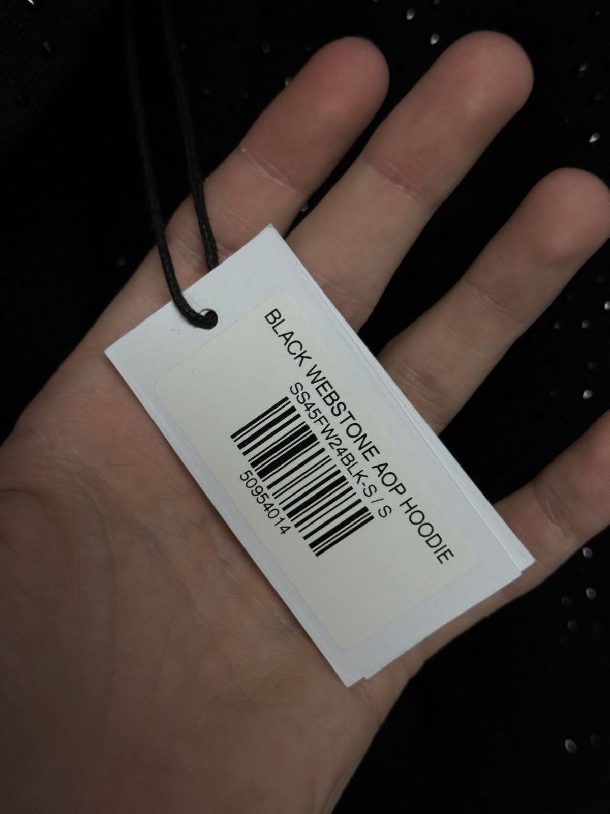 Sp5der Spider Crystals Stone Hoodie Black Size Small Rare Size US S / EU 44-46 / 1 - 7 Thumbnail