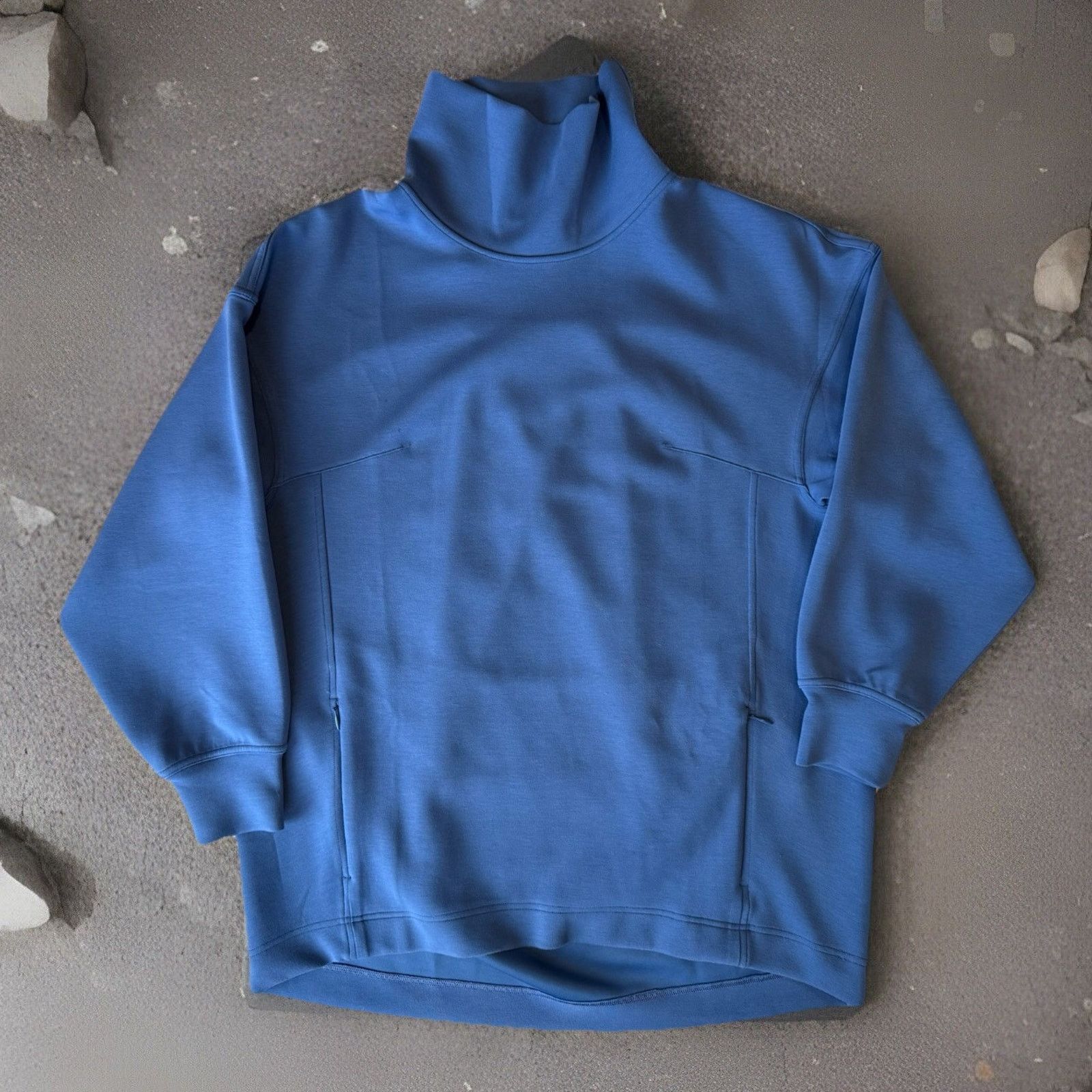 Lululemon Lululemon Modal Blend Turtleneck Tunic 10 Blue Workout Comfy Size L / US 10 / IT 46 - 1 Thumbnail