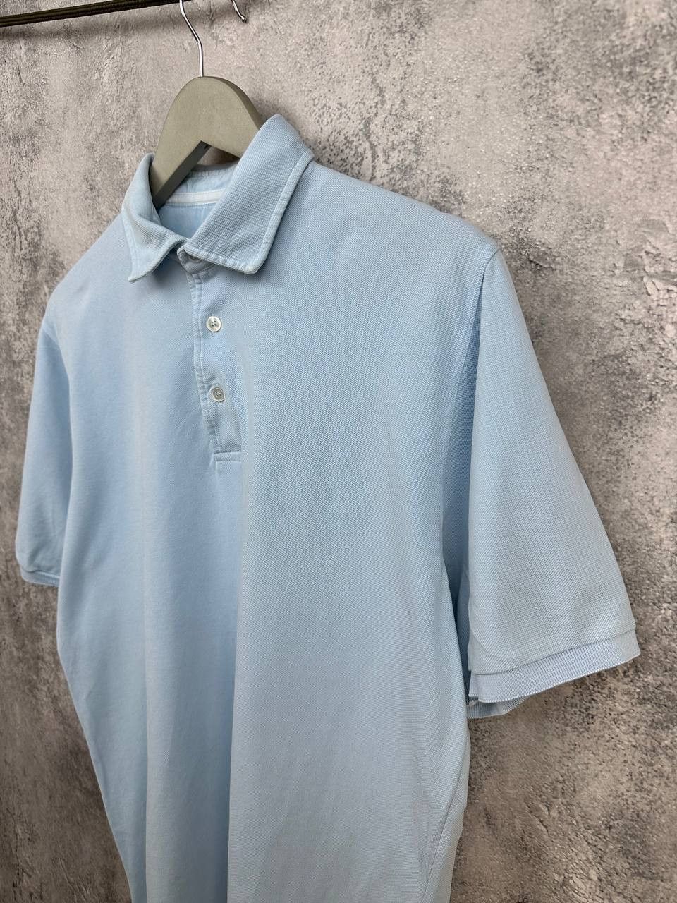 Fedeli Fedeli Polo Shirt Light Blue Short Sleeve Top Made in Italy Size US L / EU 52-54 / 3 - 5 Thumbnail