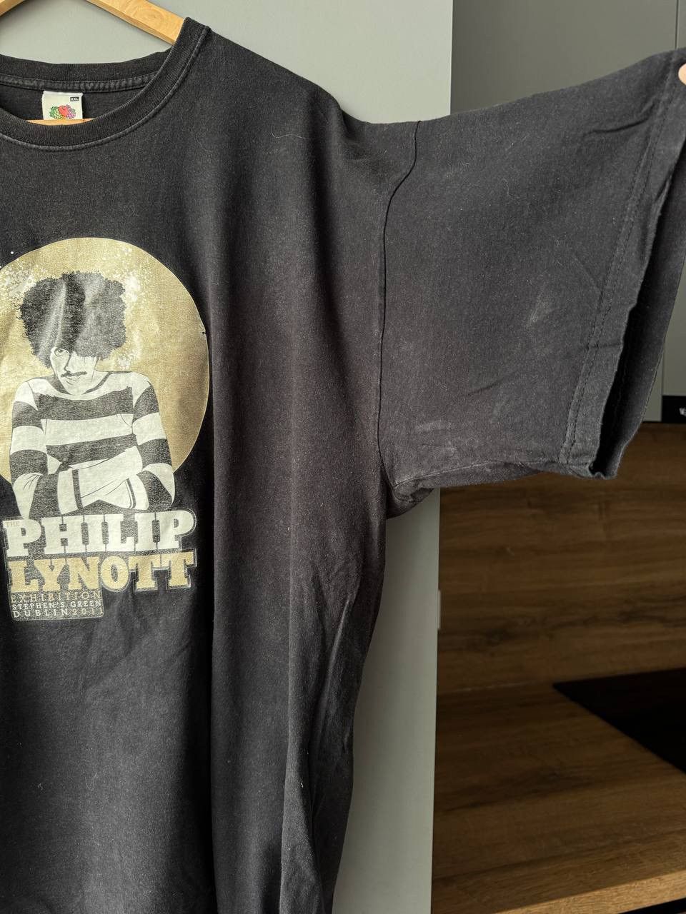 Fruit Of The Loom × Vintage Vintage Y2K Philip Lynott T-Shirt Size US XXL / EU 58 / 5 - 4 Thumbnail