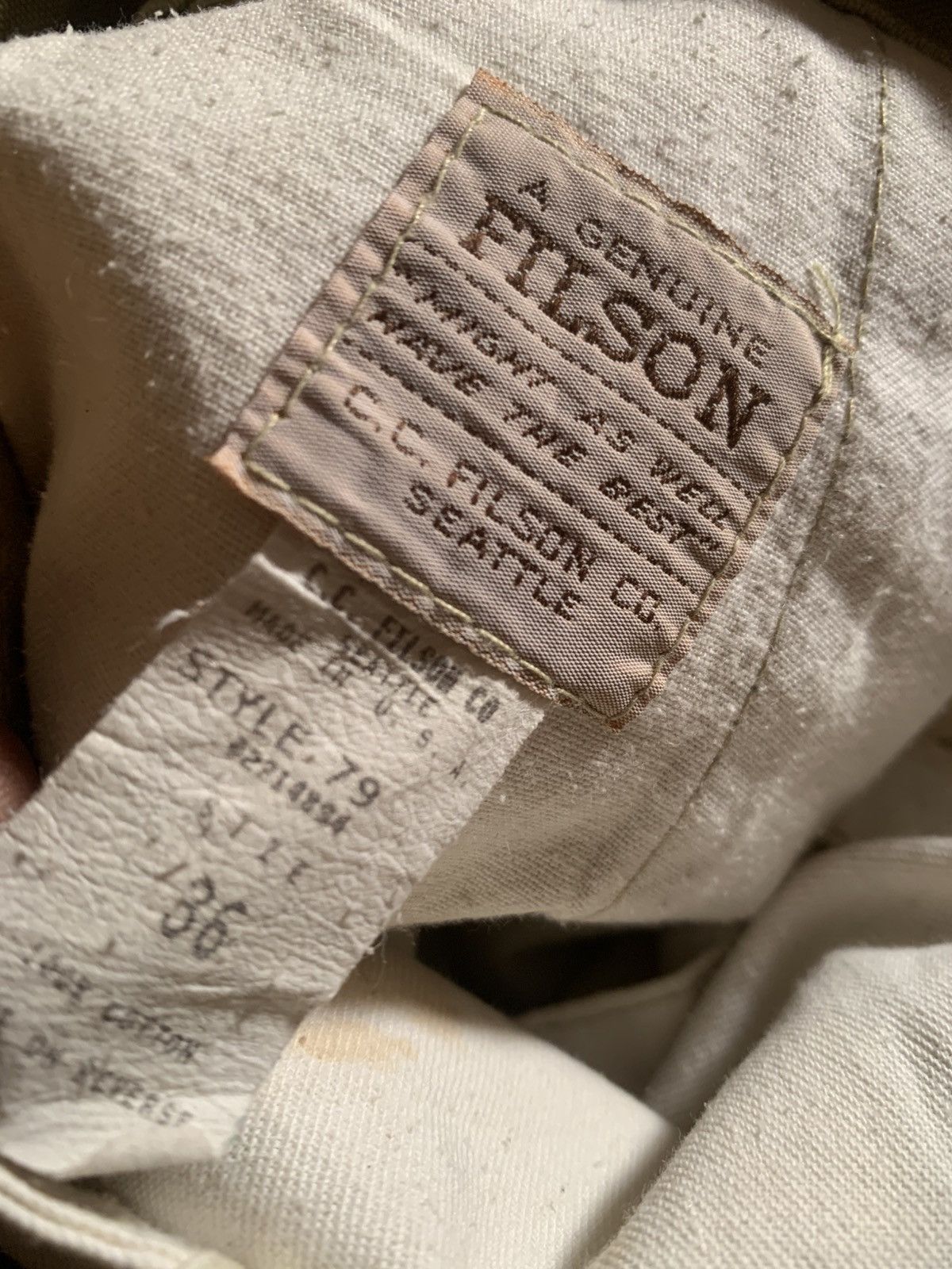 Filson Vintage filson duck canvas pants Size US 35 - 15 Thumbnail
