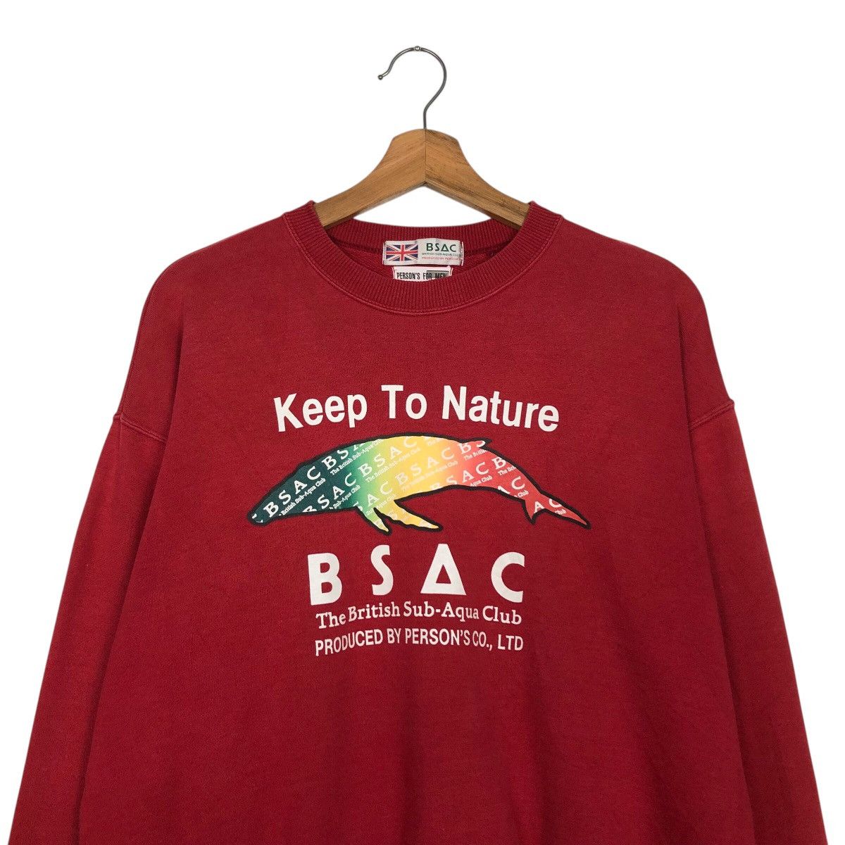 Japanese Brand 📌Vintage Sweatshirt Person's For Men Big Logo Issey Miyake Size US M / EU 48-50 / 2 - 4 Thumbnail