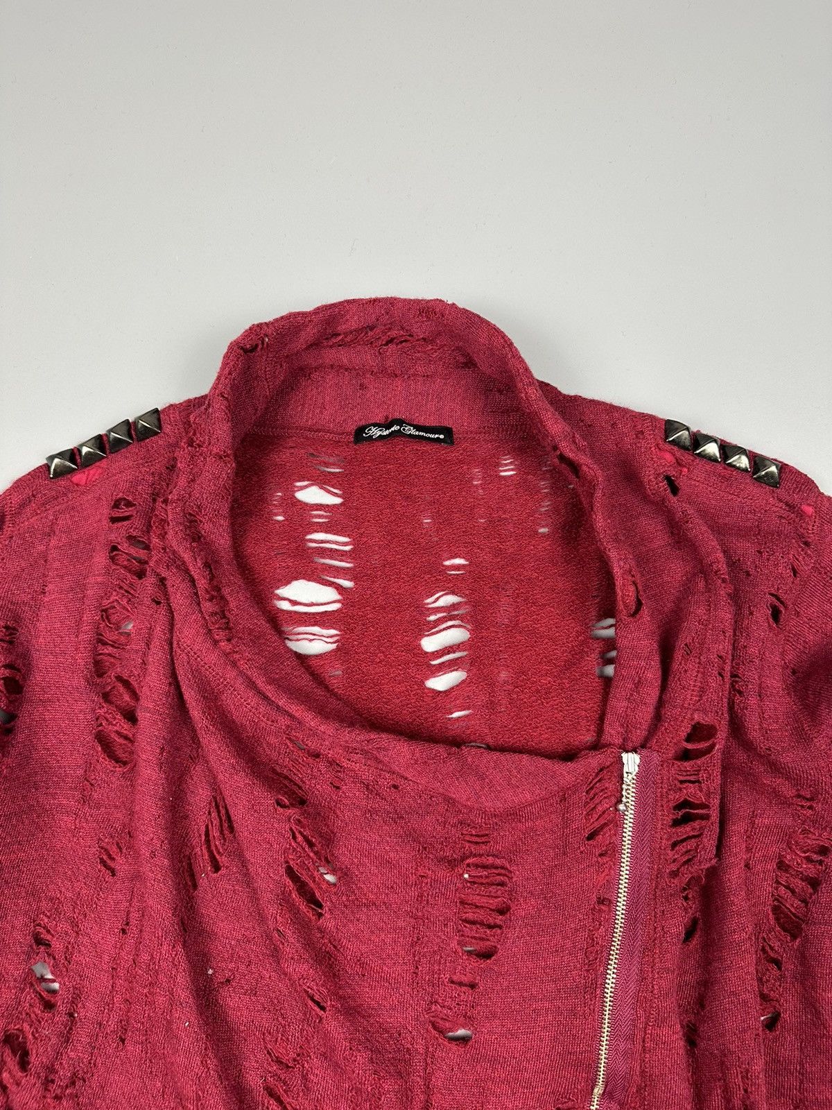 Hysteric Glamour × Japanese Brand 🔥Rare🔥Distressed Hysteric Glamour Cardigan Size US L / EU 52-54 / 3 - 5 Thumbnail