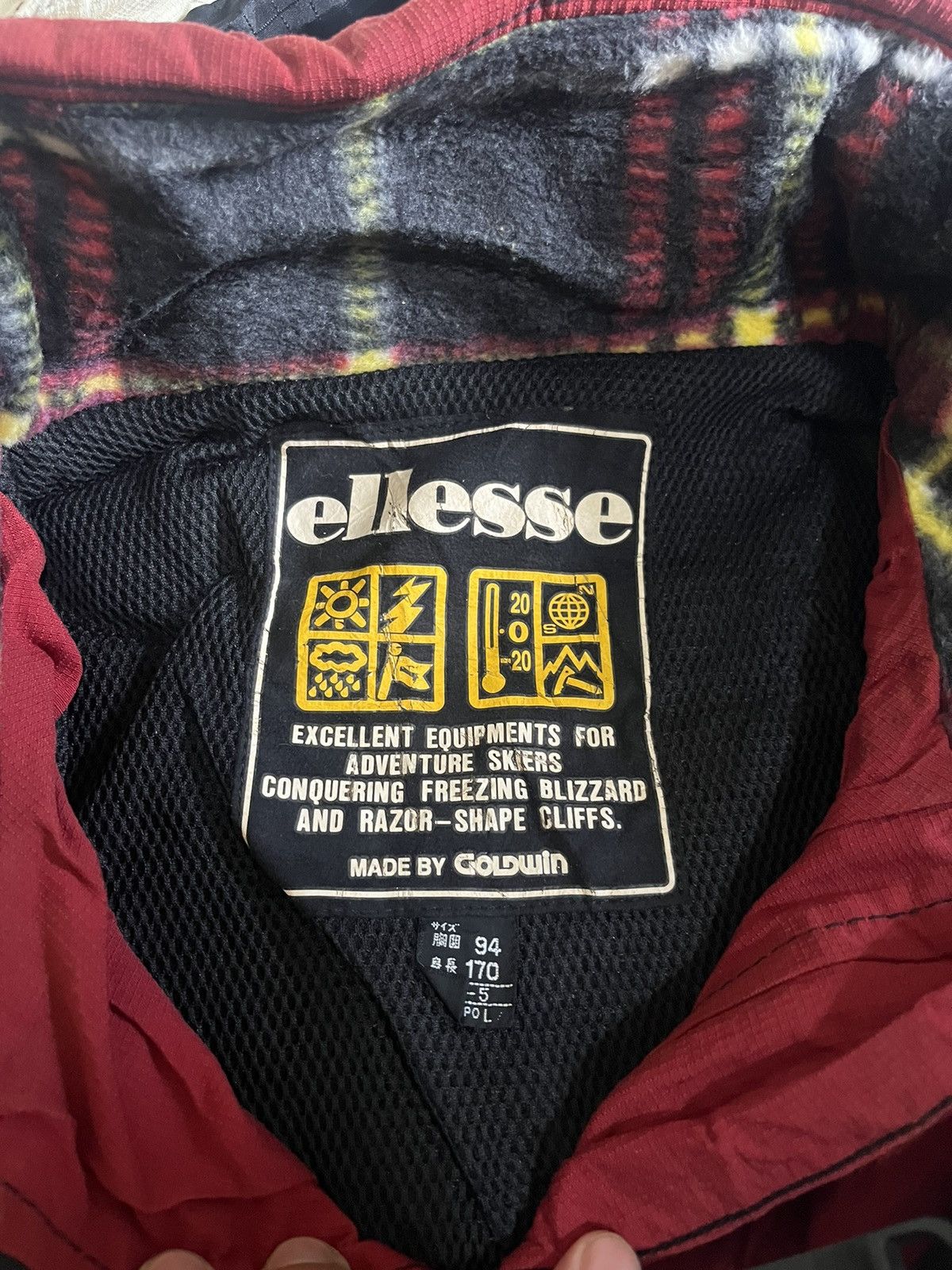 Ellesse Vintage Ellesse Hoodie Thinsulate Thermal Insulation Size US L / EU 52-54 / 3 - 2 Thumbnail