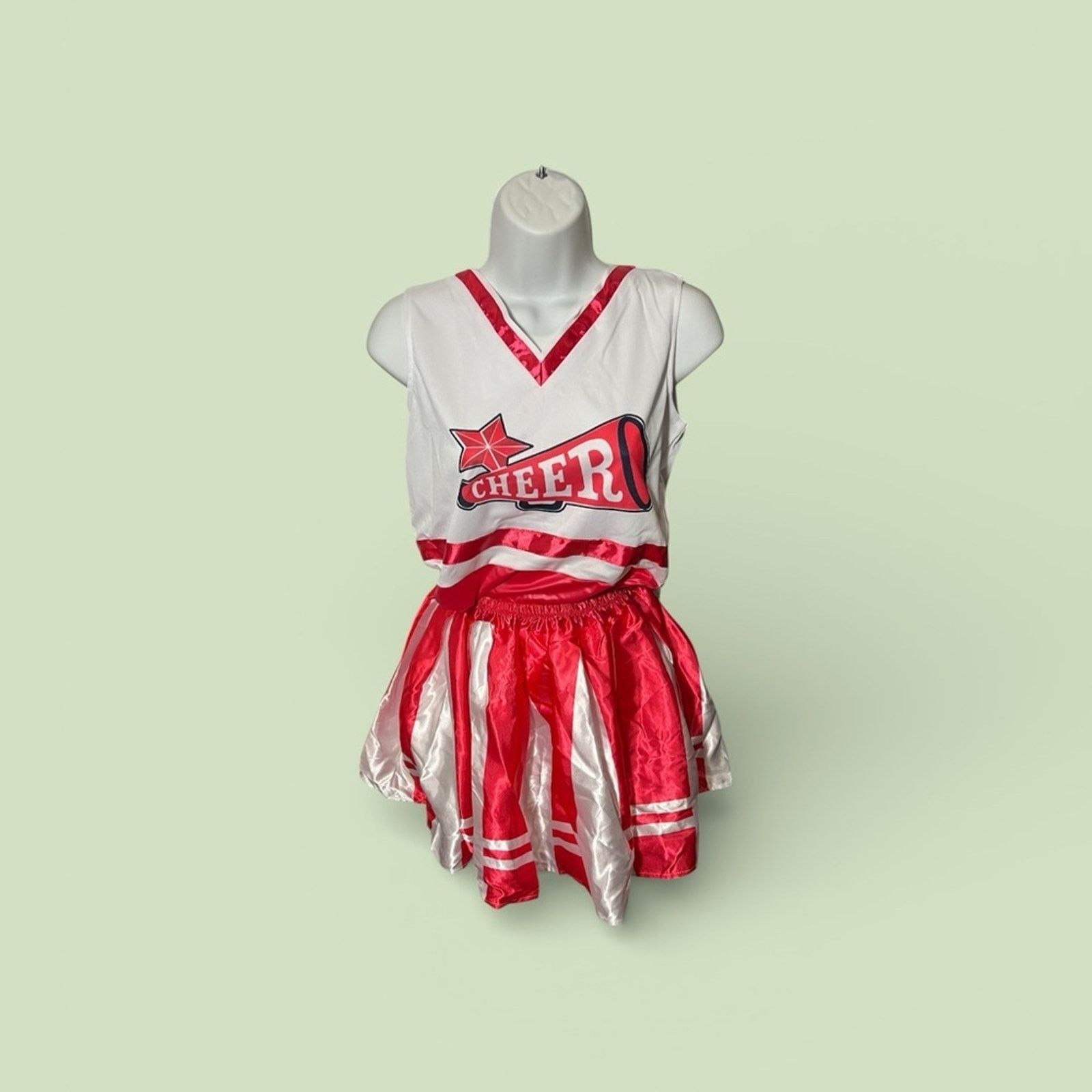 & Other Stories Spooktacular Cheerleader Costume – Pink & White – Size L Size 34" / US 12 / IT 48 - 2 Thumbnail