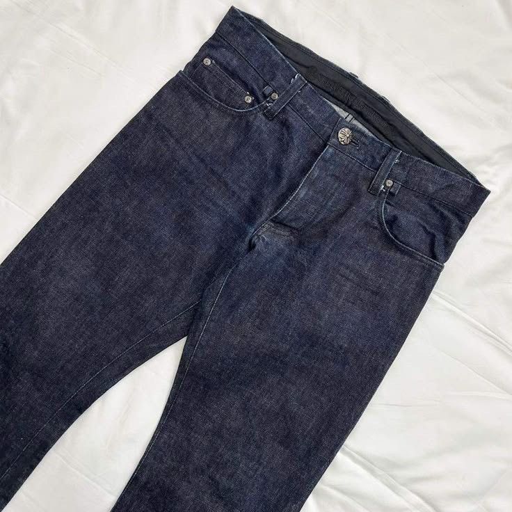Chrome Hearts CH Bootcut Denim Pants Size US 31 - 2 Thumbnail